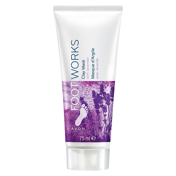 Avon Maschera all'Argilla per piedi con Lavanda
