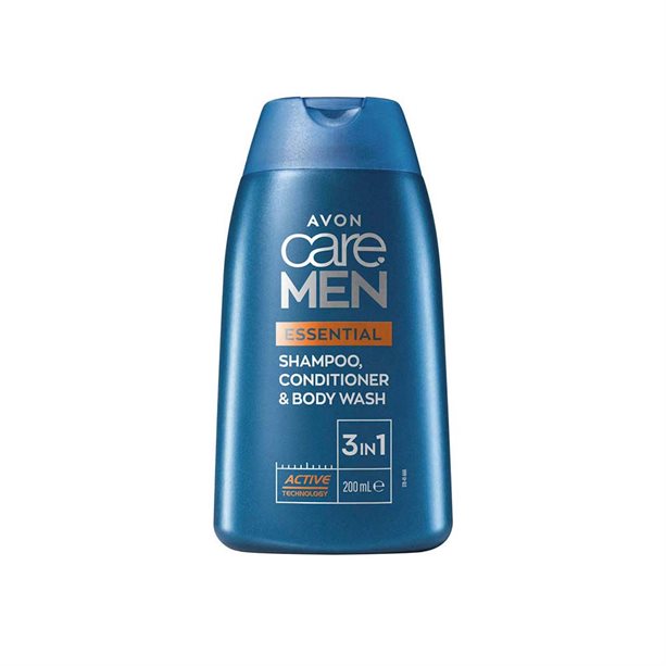 3-in-1 Shampoo, Balsamo e Detergente Corpo Essential | Avon