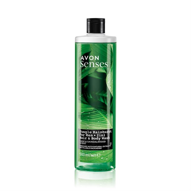 Detergente Corpo e Capelli Jungle Rainburst 720 ml | Avon