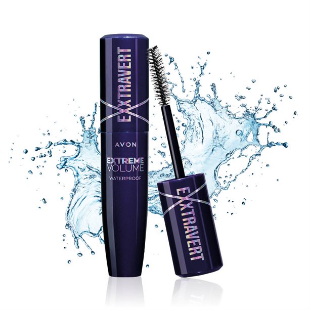 Avon Mascara Waterproof Exxtravert Extreme Volume Brown Black