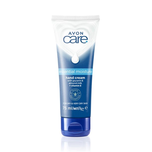Avon Crema Mani Essential Moisture con Glicerina, Latte di Mandorla e Vitamina E