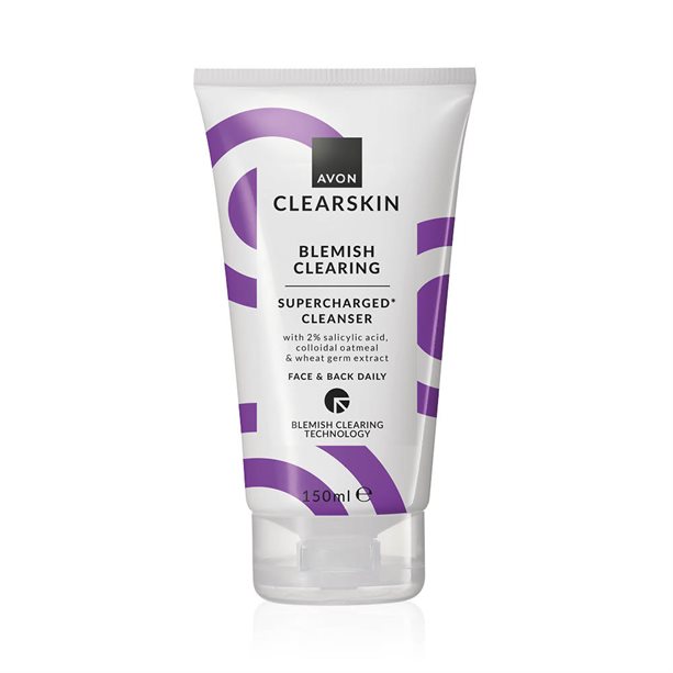 Detergente per Viso e Schiena Supercharged Blemish Clearing Clearskin | Avon