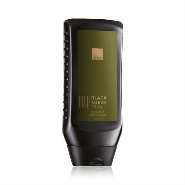 Avon Black Suede Real Detergente Corpo e Capelli