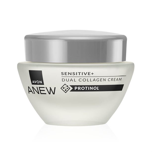 Crema Viso Dual Collagen Sensitive+ Anew | Avon