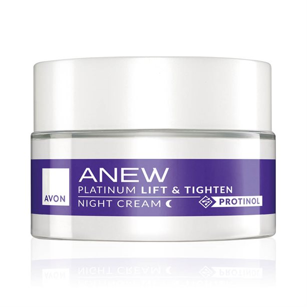Avon Crema da notte Lift & Tighten Platinum Anew - Formato prova