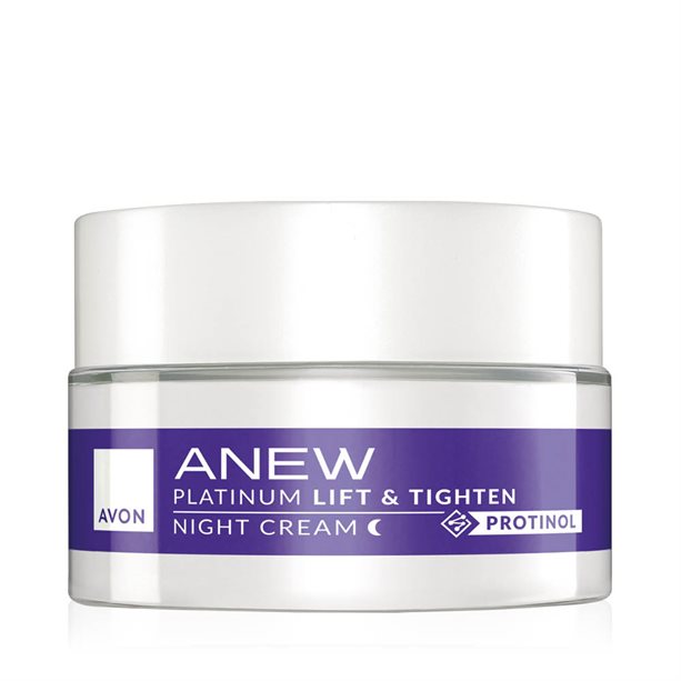 Avon Crema da notte Lift & Tighten Platinum Anew - Formato prova