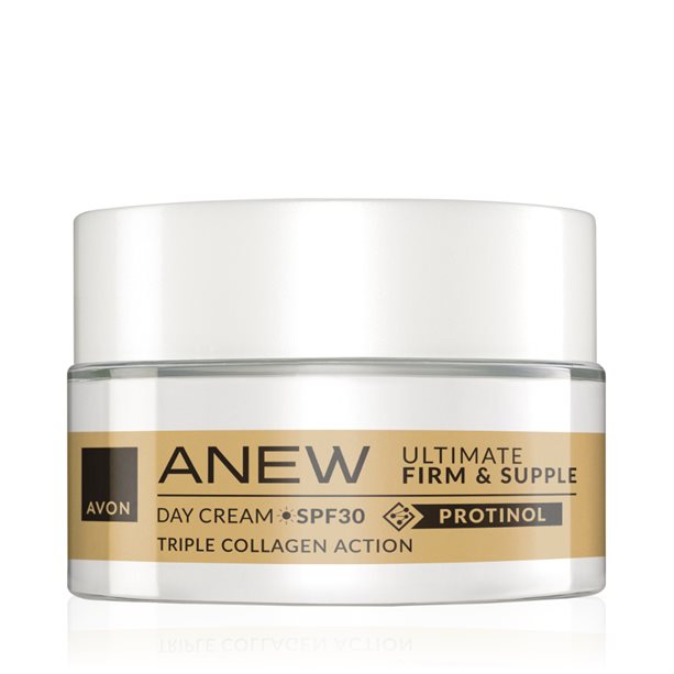 Crema viso giorno Anew Ultimate Firm & Supple SPF30 in formato prova, con filtro solare protettivo e formula rassodante per compattezza ed elasticità. - 9 | Avon