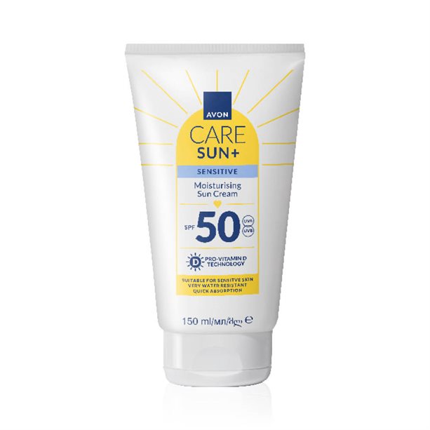 Avon Crema Solare Idratante SPF50 SUN+ SENSITIVE