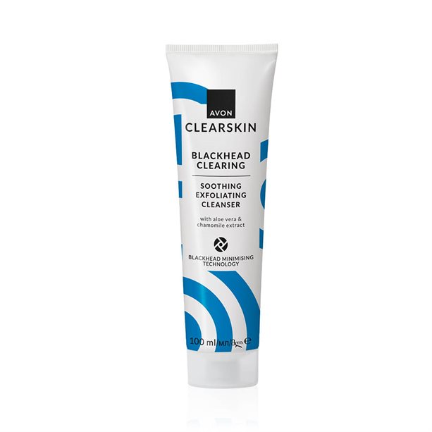 Detergente Esfoliante Lenitivo Blackhead Clearing Clearskin | Avon