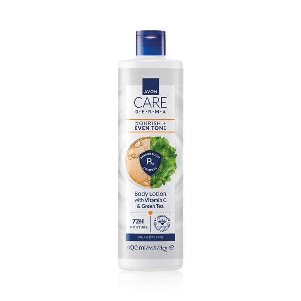Lozione Corpo con Vitamina C e Tè Verde Derma Nourish + Even Tone | Avon