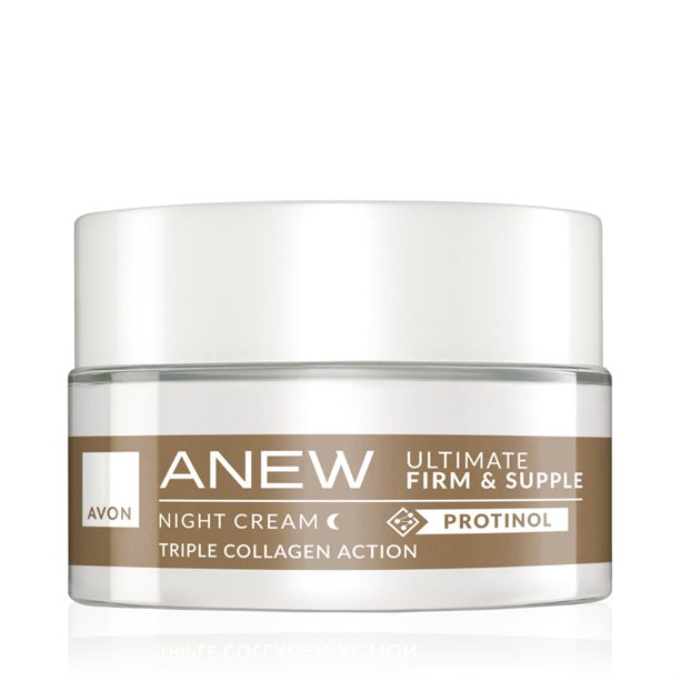 Crema notte Anew Ultimate Firm & Supple formato prova, con Tripla Azione al Collagene, per un viso rassodato e rimpolpato. - 4 | Avon