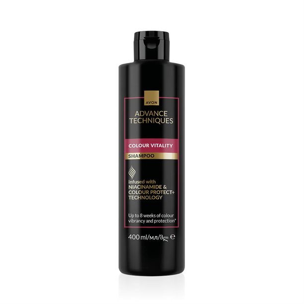 Shampoo Colour Vitality per capelli colorati, mantiene e ravviva la brillantezza del colore fino a 8 settimane, proteggendo la vivacità cromatica. - 38 | Avon