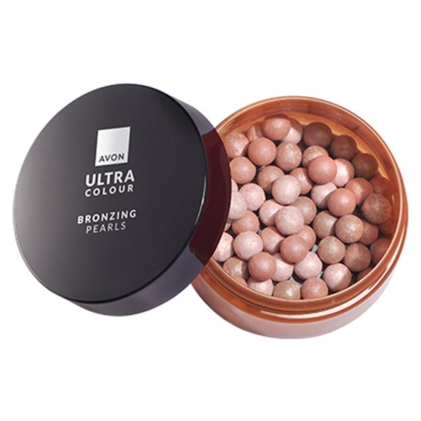 Perle di Terra Solare Ultra Colour Rosy Bronze, cosmetico abbronzante in polvere compatta con sfere colorate per un effetto luminoso e radioso. - 1 | Avon