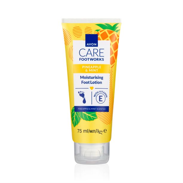 Lozione idratante per piedi al profumo di ananas e menta, in confezione da 100ml, ideale per nutrire e rinfrescare la pelle secca. - 22 | Avon