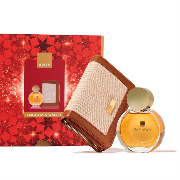 Set Regalo Far Away Eau de Parfum e Portafoglio | Avon Set Regalo Far Away Eau de Parfum e Portafoglio | Avon