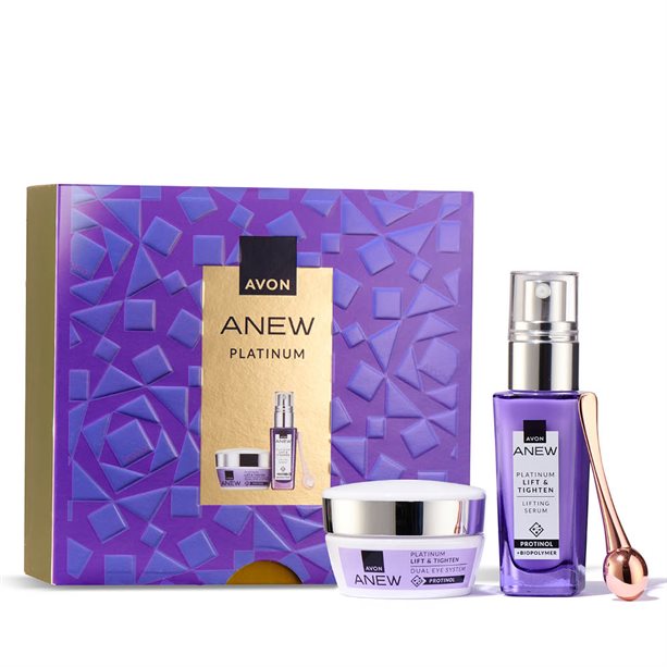 Set Regalo Lift & Tighten Platinum Anew | Avon Set Regalo Lift & Tighten Platinum Anew | Avon