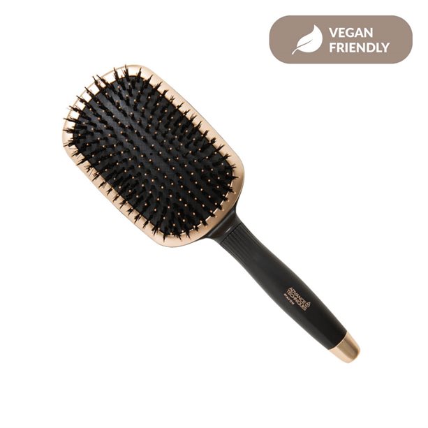 SOFTSPIKES Spazzola ProSoft – Doppie Setole Per Mazze E Punte Da Golf (Nero/Bianco/Marrone, M)