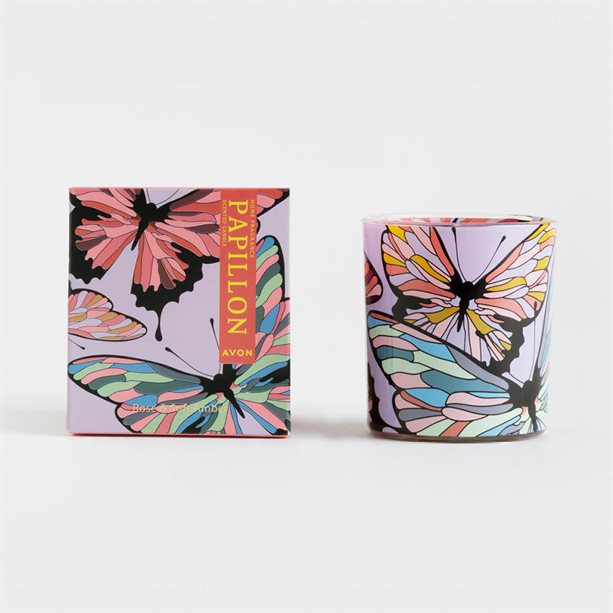 Candela Papillon | Avon Candela profumata a forma di farfalla Papillon, ideale per creare un'atmosfera rilassante in casa. - 3 | Avon
