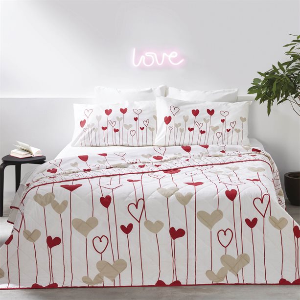 Avon Completo letto singolo Cuori fioriti