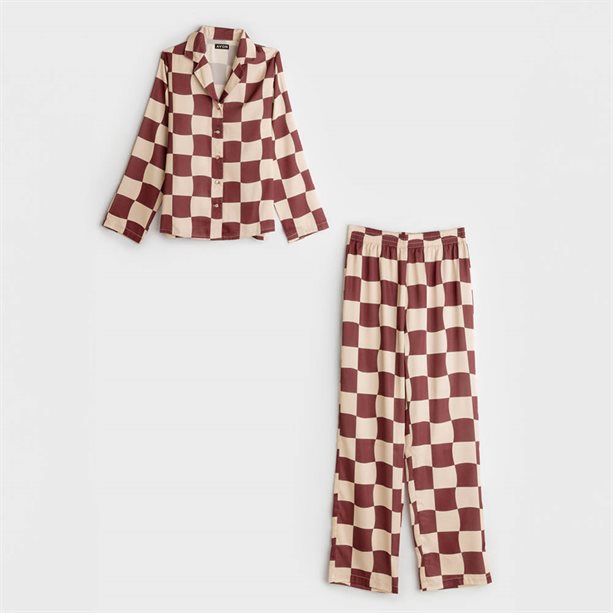 Pigiama Check Satin | Avon