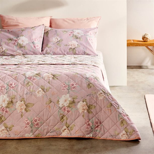 Trapuntino matrimoniale Pink Garden | Avon Trapuntino matrimoniale Pink Garden | Avon