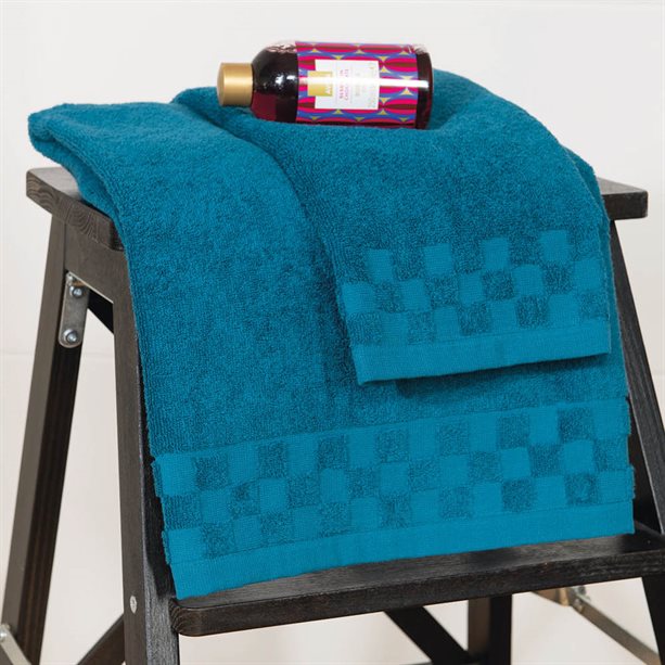 Set di 2 asciugamani All Season - Blu petrolio | Avon