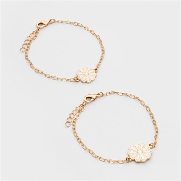 Set di 2 bracciali Irina placcati oro, eleganti e raffinati, perfetti da condividere o regalare per celebrare un legame speciale. - 20 | Avon
