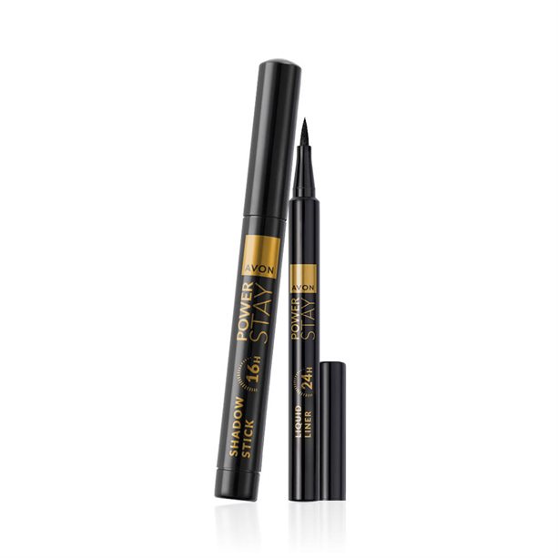 Set di 2 Eyeliner + Matita Ombretto (Essential Black) | Avon Set di 2 eyeliner e matita ombretto Essential Black per un trucco occhi intenso e duraturo con finitura ultra mat. - 18 | Avon