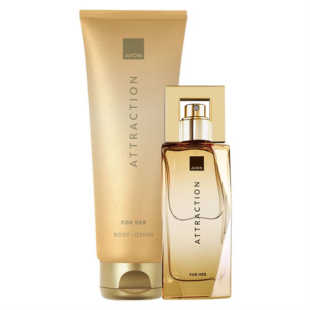 Set Avon Attraction per Lei con profumo e lozione corpo, note fruttate di mora, muschio, vaniglia e ambra seducenti. - 17 | Avon