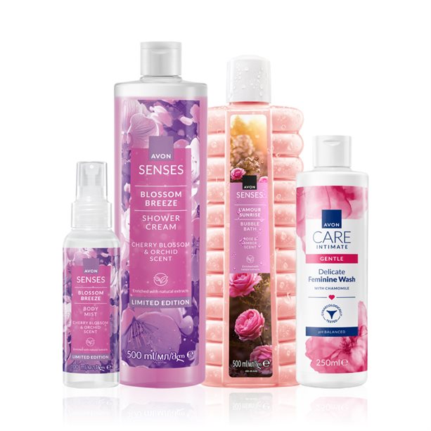 Set Delizia di Primavera, un kit benessere quotidiano per la cura del corpo con profumo fresco e armonioso, ideale per igiene, detergenza e relax. - 21 | Avon