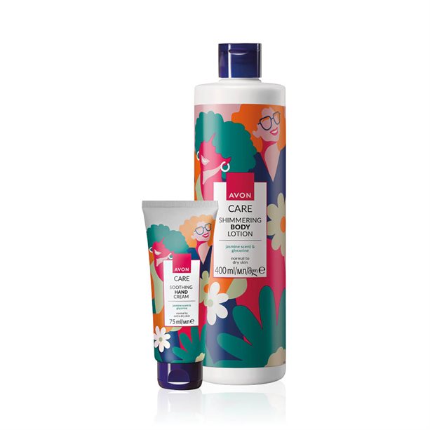 Avon Set Avon Care Gelsomino Shimmering