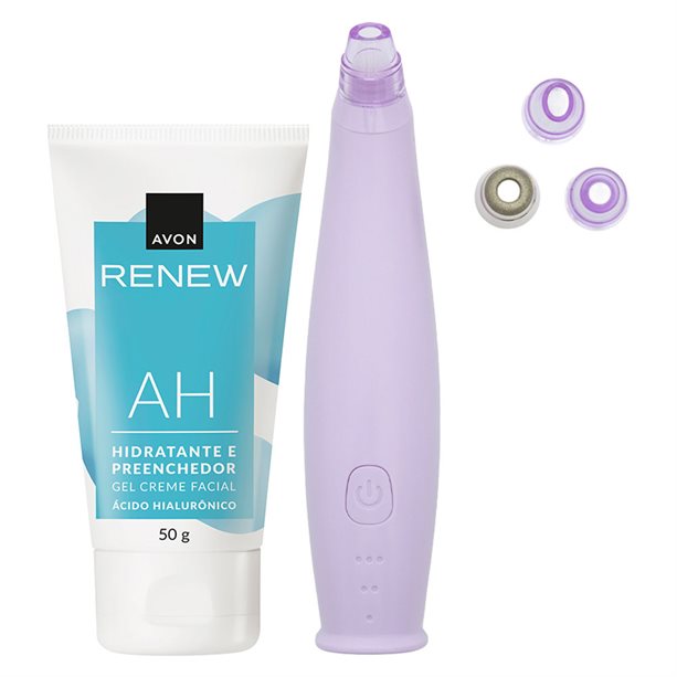 Set Microderm Skin Pro con dispositivo di microdermoabrasione e crema viso Hydrate & Plump Anew per una pelle levigata e radiosa. - 2 | Avon