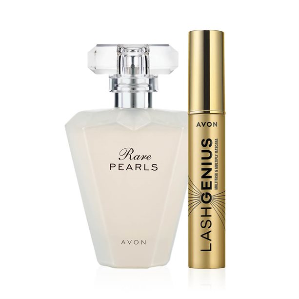 Set Rare Pearls + Mascara Lash Genius | Avon