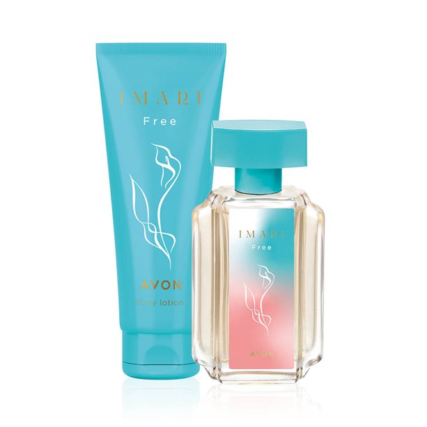 Set di 2 Imari Free Eau de Toilette e lozione corpo, fragranza chypre floreale con bergamotto, alga laminaria e ambra calda. - 21 | Avon
