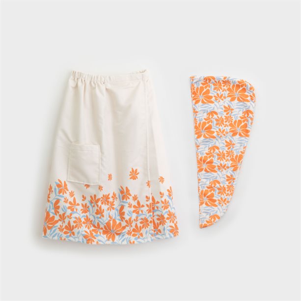 Set Turbante + Asciugamano Island Breeze S/M | Avon Set turbante e asciugamano Island Breeze S/M in morbido tessuto, coordinato post-doccia e mare per un'atmosfera tropicale rigenerante. - 4 | Avon