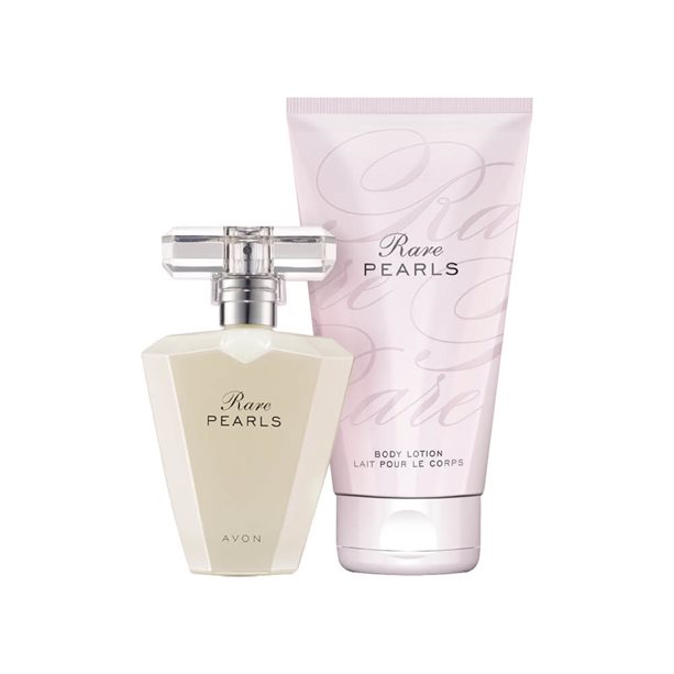 Set Rare Pearls Eau de Parfum e lozione corpo da donna con note floreali di gelsomino, magnolia e prugna. - 18 | Avon
