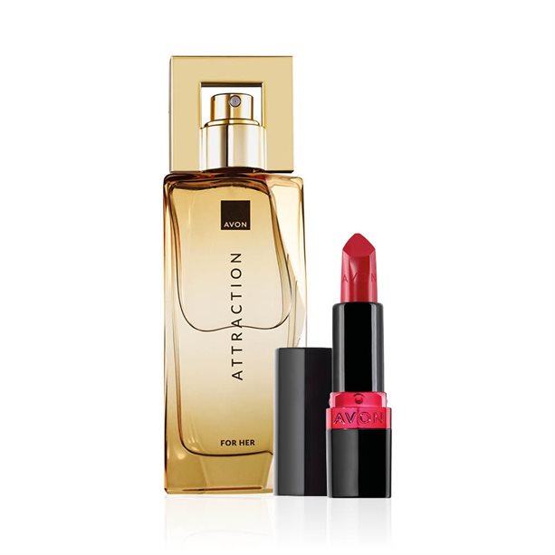 Set Avon Attraction per Lei EDP + Rossetto Ultra Creamy 68 Red 2000 | Avon Set Avon Attraction per Lei con Eau de Parfum e Rossetto Ultra Creamy 68 Red 2000, fragranza femminile seducente e magnetica. - 13 | Avon
