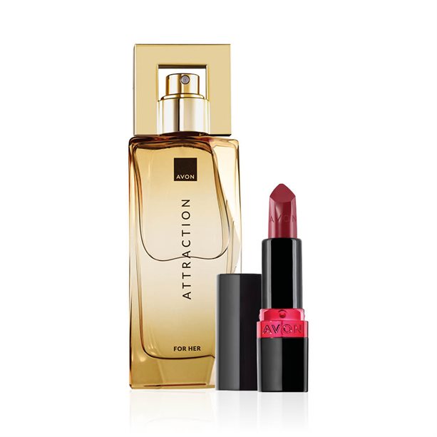 Set Avon Attraction per Lei EDP + Rossetto Ultra Creamy (53 Chic) | Avon Set Avon Attraction per Lei con Eau de Parfum e Rossetto Ultra Creamy 53 Chic, fragranza seducente e labbra impeccabili. - 16 | Avon