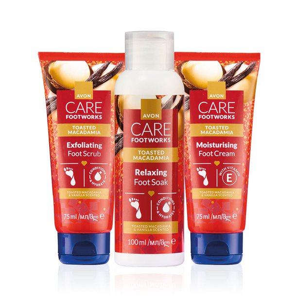 Set di 3 alla Noce di Macadamia Tostata | Avon Set di 3 alla Noce di Macadamia Tostata | Avon