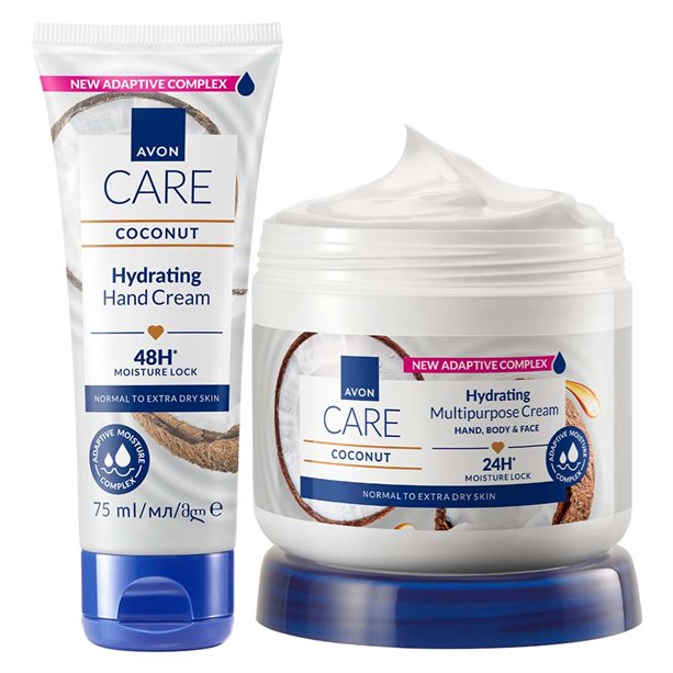 Set Avon Care con Crema Multiuso Idratante all'Olio di Cocco per nutrimento profondo e morbidezza duratura. - 7 | Avon