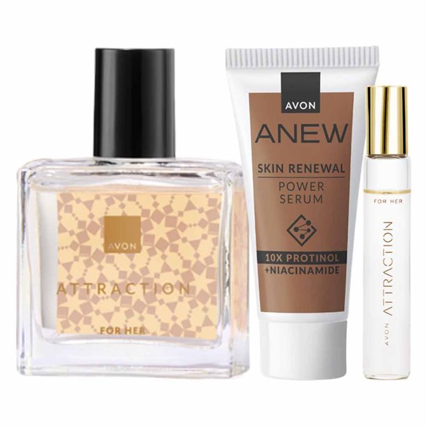 Set Far Away Beyond The Moon + Crema Mani | Avon Set regalo Far Away Beyond The Moon con profumo, spray da borsetta e crema mani aromaterapica, ideale per la cura della pelle. - 31 | Avon