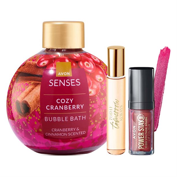 Set di 3 Coccola Assoluta (Cherry Charge) | Avon