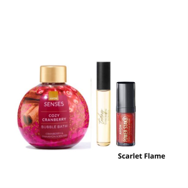 Set di 3 Coccola Assoluta (Scarlet Flame) | Avon Set di 3 Coccola Assoluta (Scarlet Flame) | Avon