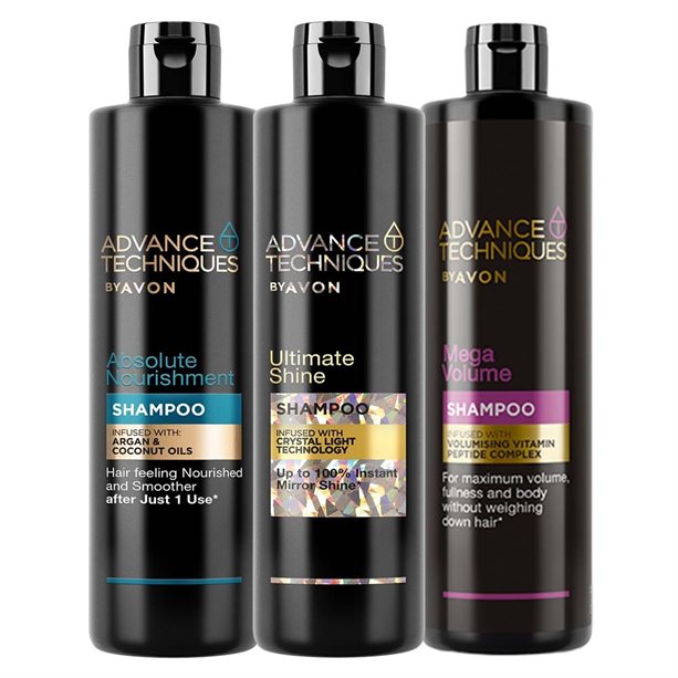 Set di 3 Shampoo (Absolute Nourishment, Mega Volume, Ultima Shine) | Avon