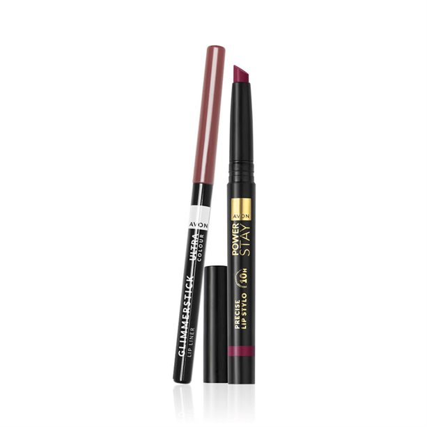 Set Sorriso Splendente (Mystery Mauve + Model Maroon) | Avon Set Sorriso Splendente (Mystery Mauve + Model Maroon) | Avon