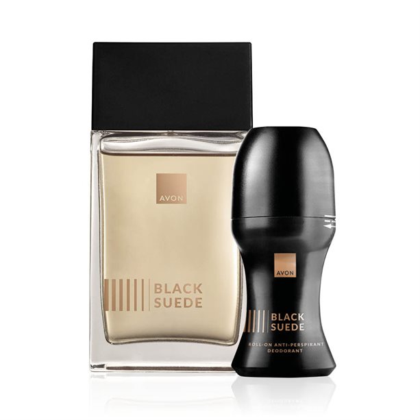 Avon Set di 2 Black Suede