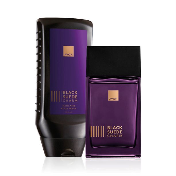 Set Black Suede Charm | Avon