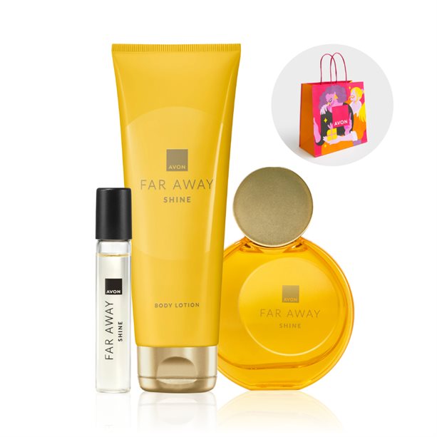 Set Far Away Shine + Sacchetto Regalo - 7 | Avon
