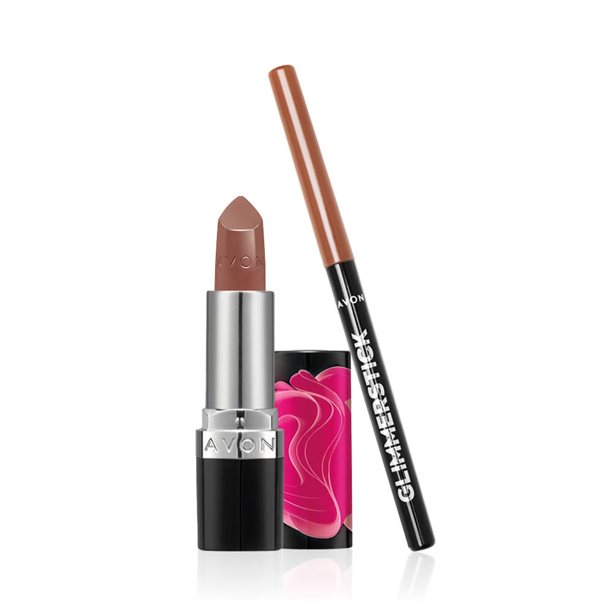 Avon Set Labbra Ultra Creamy Cappuccino + Nude
