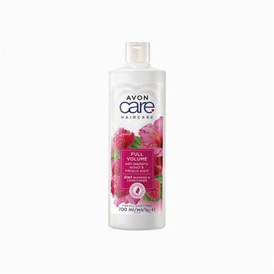 2-in-1 Shampoo e Balsamo Full Volume con Estratto di Lampone al Profumo di Ibisco | Avon